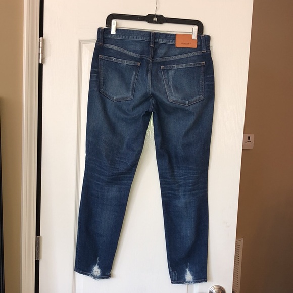 Moussy Vintage Comfort Velma Skinny Distressed Blue Jeans, Size 29. Retail $325. - Picture 5 of 16